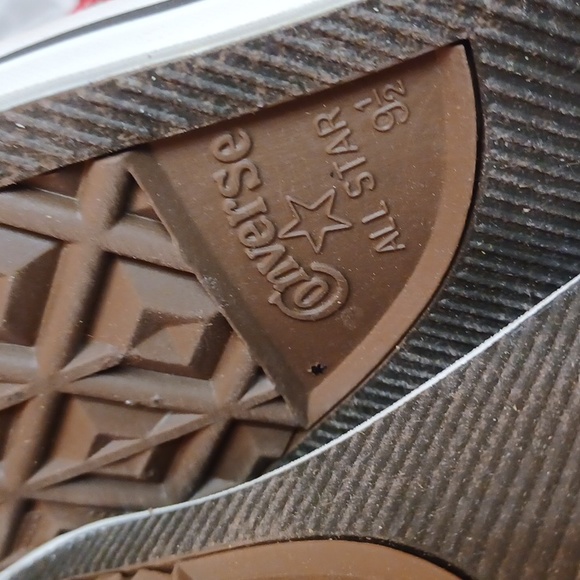 NWT  Converse product red all star Oxford men's 9.5 women's 11.5 M9696 - Picture 8 of 9